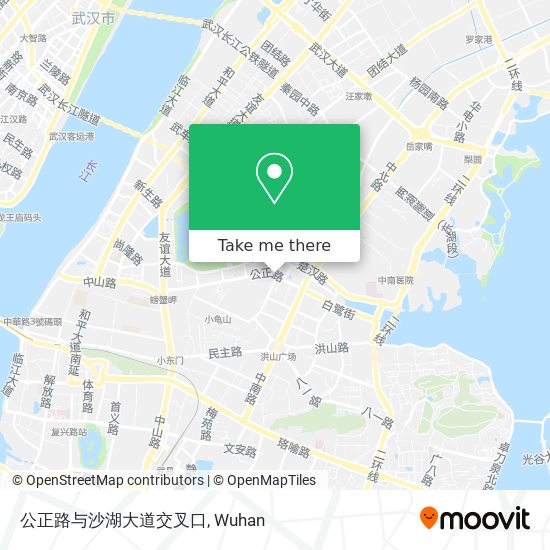 公正路与沙湖大道交叉口 map