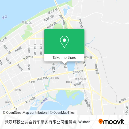 武汉环投公共自行车服务有限公司租赁点 map