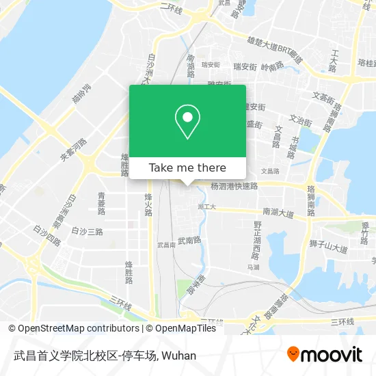 武昌首义学院北校区-停车场 map