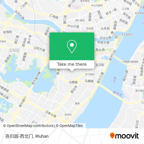 燕归园-西北门 map