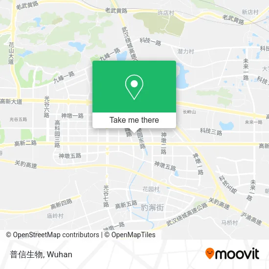 普信生物 map