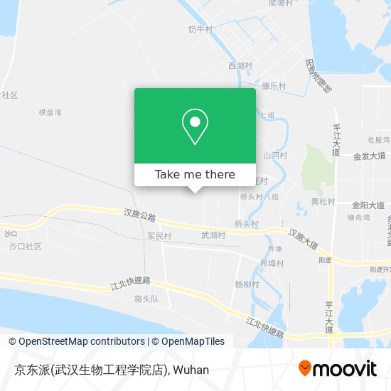 京东派(武汉生物工程学院店) map