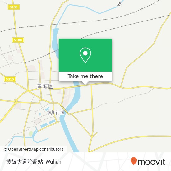 黄陂大道冶超站 map