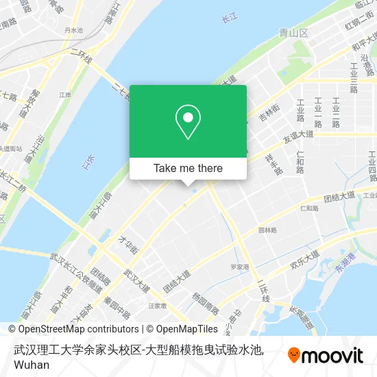 武汉理工大学余家头校区-大型船模拖曳试验水池 map