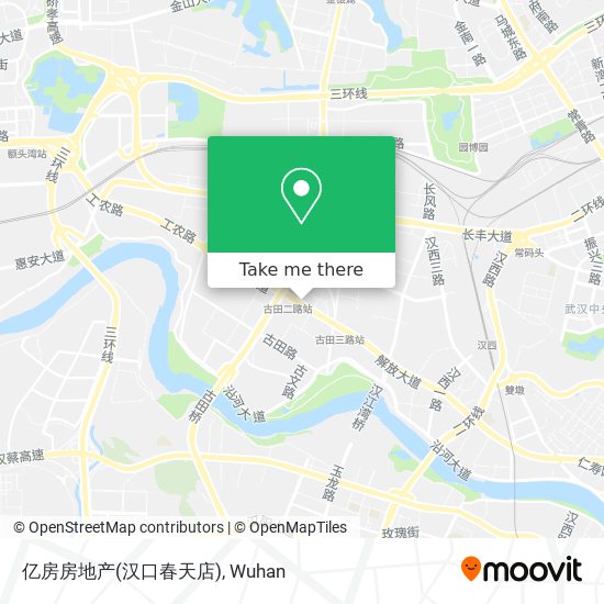 亿房房地产(汉口春天店) map