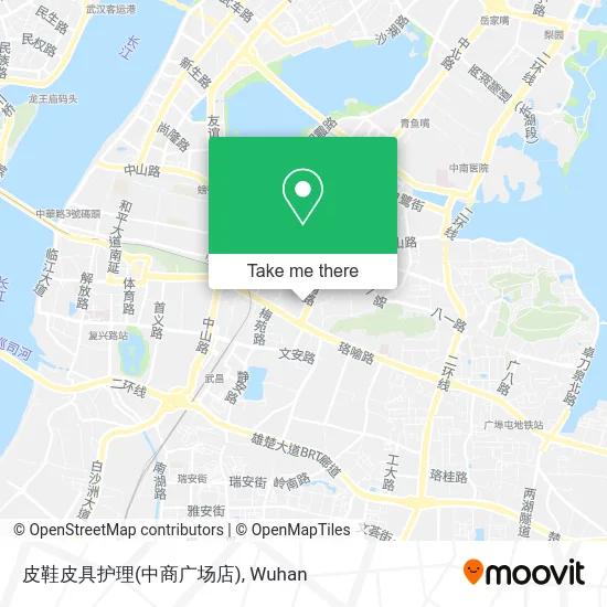 皮鞋皮具护理(中商广场店) map