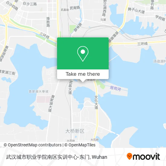 武汉城市职业学院南区实训中心-东门 map