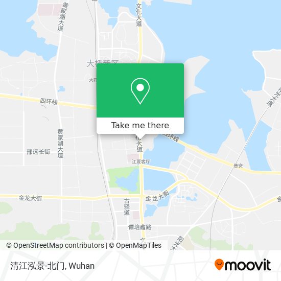 清江泓景-北门 map