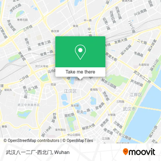 武汉八一二厂-西北门 map