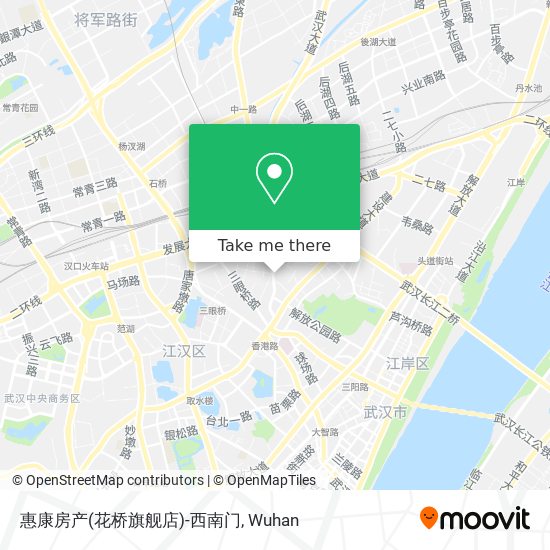 惠康房产(花桥旗舰店)-西南门 map