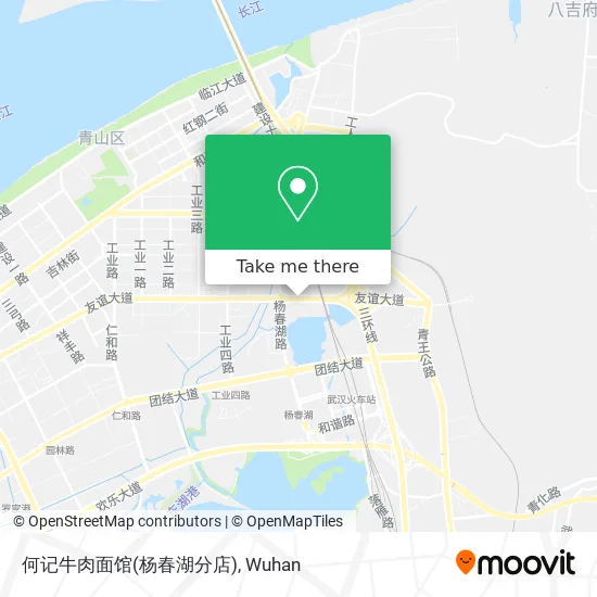 何记牛肉面馆(杨春湖分店) map