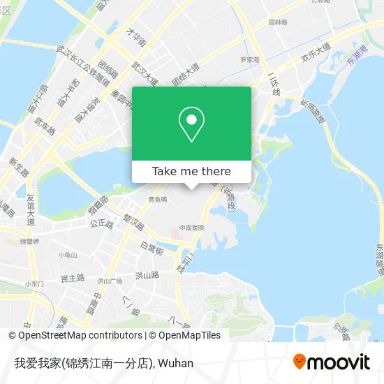 我爱我家(锦绣江南一分店) map