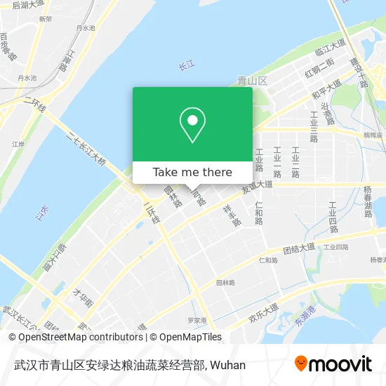 武汉市青山区安绿达粮油蔬菜经营部 map