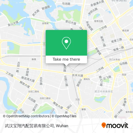 武汉宝翔汽配贸易有限公司 map