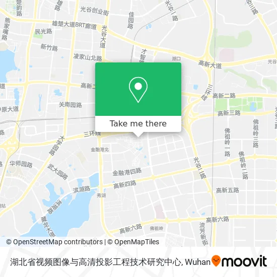 湖北省视频图像与高清投影工程技术研究中心 map