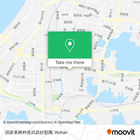 国家果树种质武昌砂梨圃 map