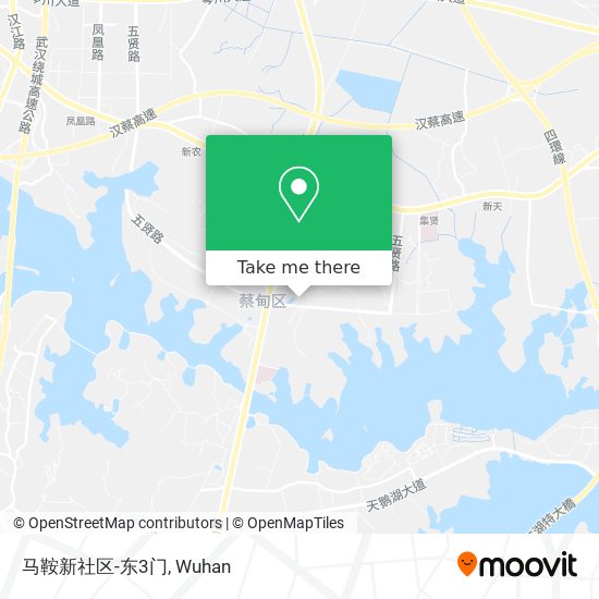 马鞍新社区-东3门 map