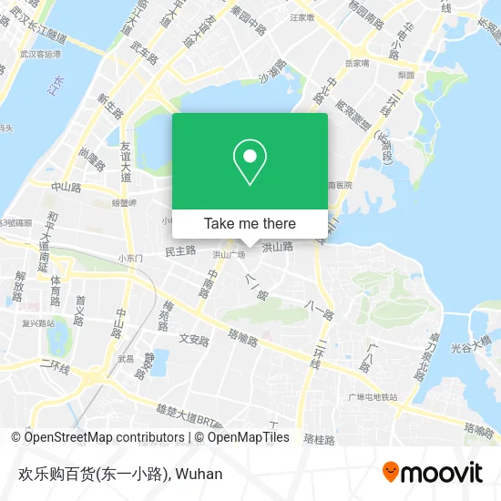 欢乐购百货(东一小路) map