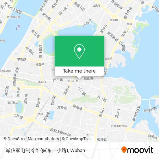 诚信家电制冷维修(东一小路) map