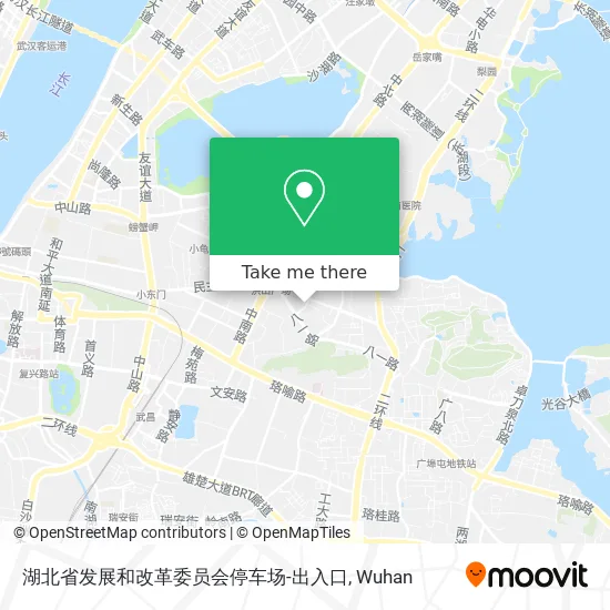 湖北省发展和改革委员会停车场-出入口 map