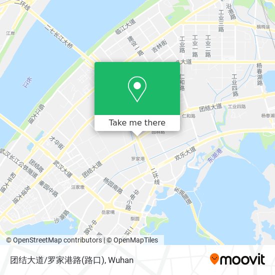 团结大道/罗家港路(路口) map