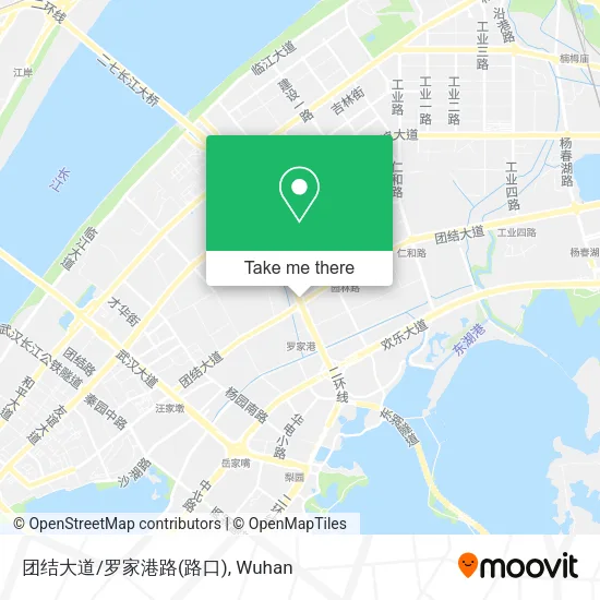 团结大道/罗家港路(路口) map