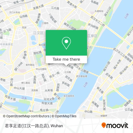 君享足道(江汉一路总店) map