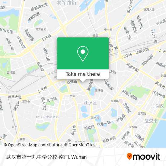 武汉市第十九中学分校-南门 map