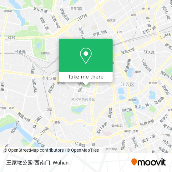 王家墩公园-西南门 map
