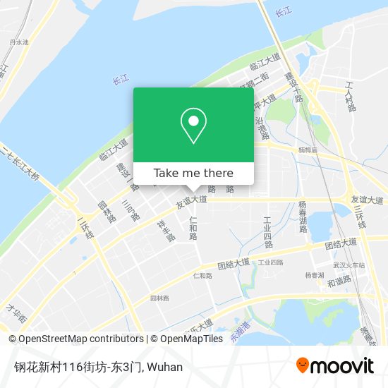 钢花新村116街坊-东3门 map