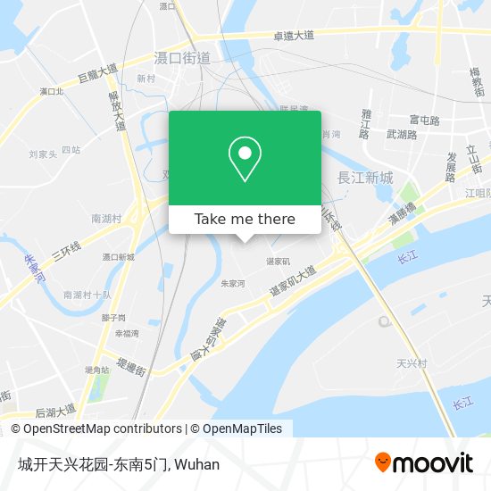 城开天兴花园-东南5门 map