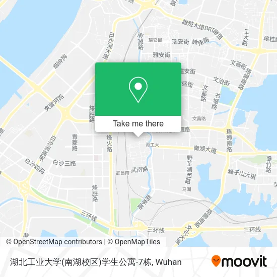 湖北工业大学(南湖校区)学生公寓-7栋 map