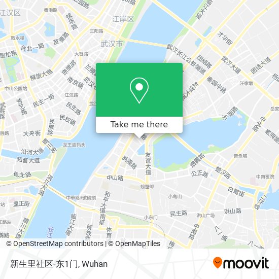 新生里社区-东1门 map