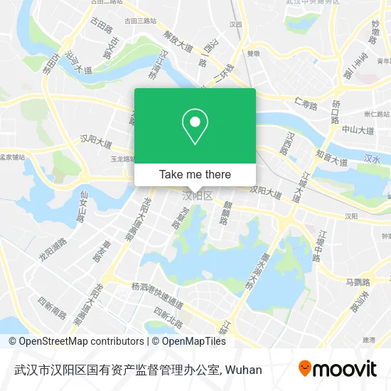 武汉市汉阳区国有资产监督管理办公室 map