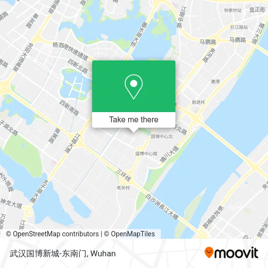 武汉国博新城-东南门 map