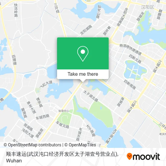 顺丰速运(武汉沌口经济开发区太子湖壹号营业点) map