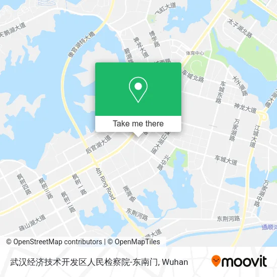 武汉经济技术开发区人民检察院-东南门 map