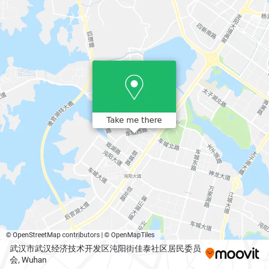 武汉市武汉经济技术开发区沌阳街佳泰社区居民委员会 map