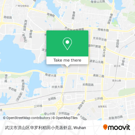 武汉市洪山区华罗利稻田小亮蒸虾店 map