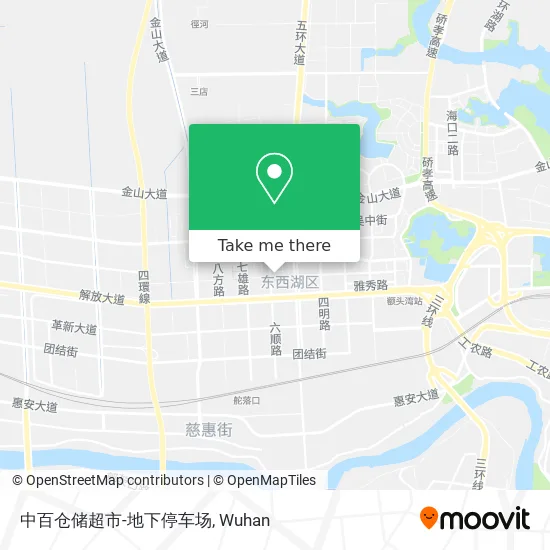 中百仓储超市-地下停车场 map