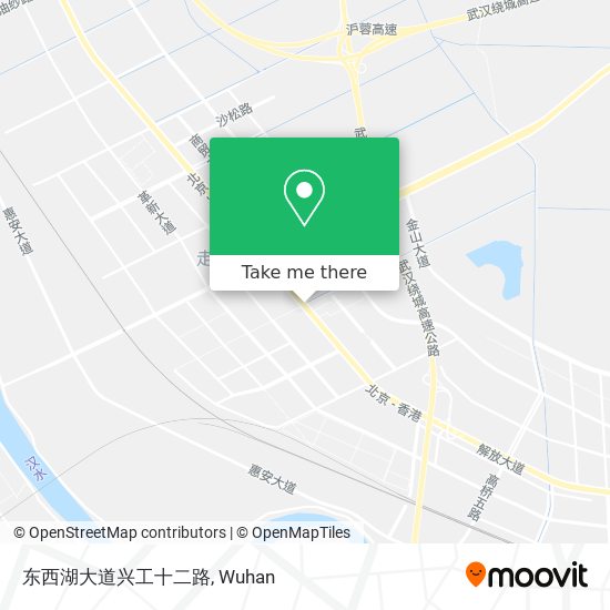 东西湖大道兴工十二路 map