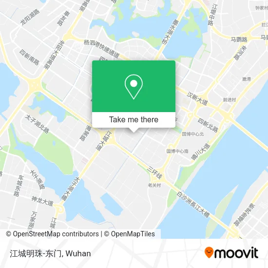 江城明珠-东门 map