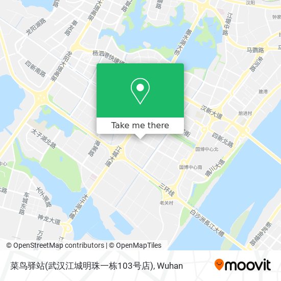 菜鸟驿站(武汉江城明珠一栋103号店) map