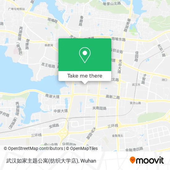 武汉如家主题公寓(纺织大学店) map