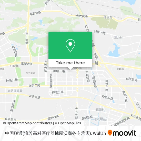 中国联通(流芳高科医疗器械园沃商务专营店) map
