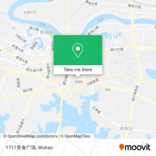 1717美食广场 map