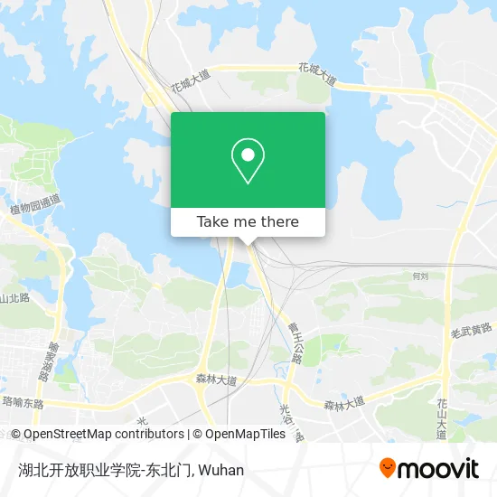 湖北开放职业学院-东北门 map