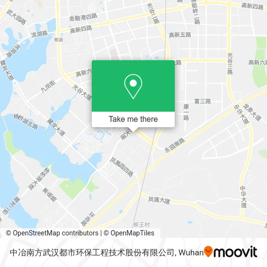中冶南方武汉都市环保工程技术股份有限公司 map