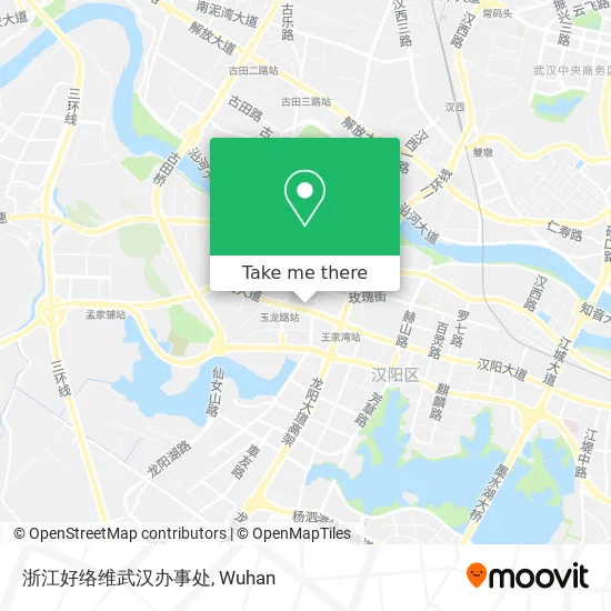 浙江好络维武汉办事处 map