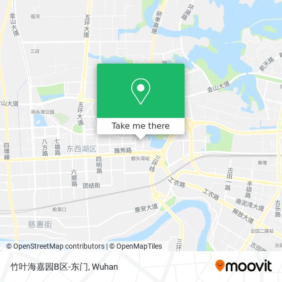 竹叶海嘉园B区-东门 map